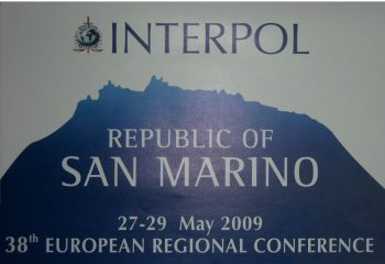 Interpol conferenza San Marino